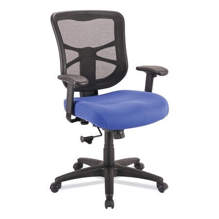 Alera Elusion Series Mesh Mid-Back Swivel/Tilt Chair, Up to 275 lb, 17.9" to 21.8" Seat Height, Navy Seat ALEEL42BME20B